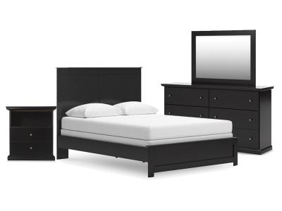 Signature Design by Ashley® Maribel Queen Panel Bed with Dresser Mirror and Nightstand - B138B73