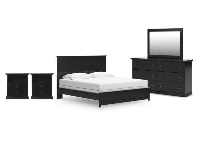 Signature Design by Ashley® Maribel King Panel Bed Dresser Mirror and 2 Nightstands - B138B70