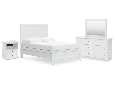 Signature Design by Ashley® Bostwick Shoals Full Panel Bed Dresser Mirror and Nightstand - B139B58