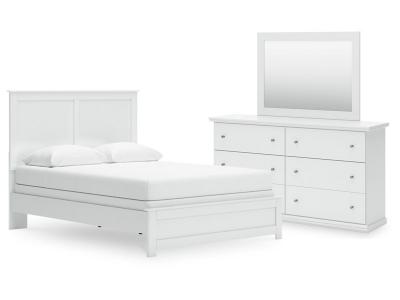Signature Design by Ashley® Bostwick Shoals Queen Panel Bed Dresser and Mirror - B139B69