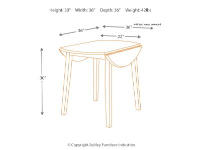 Signature Design by Ashley® Hammis Dining Drop Leaf Table - D310-15