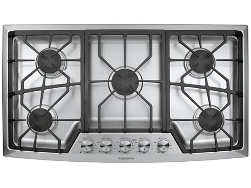 ZGU36ESLSS by Monogram - Monogram 36 Deep-Recessed Gas Cooktop