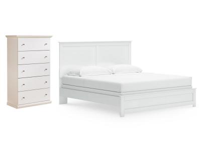 Signature Design by Ashley® Bostwick Shoals King Panel Bed and Chest - B139B63
