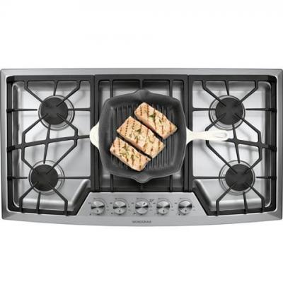 36" Monogram Gas Cooktop - ZGU385NSMSS