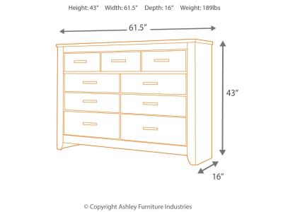 Signature Design by Ashley® Zelen Dresser - B248-31