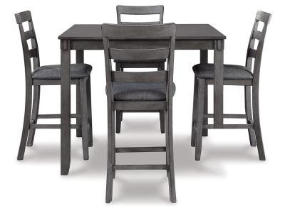 Signature Design by Ashley® Bridson Counter Height Dining Table and Bar Stools (Set of 5) - D383-223
