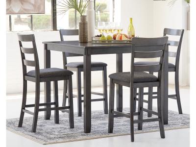 Signature Design by Ashley® Bridson Counter Height Dining Table and Bar Stools (Set of 5) - D383-223