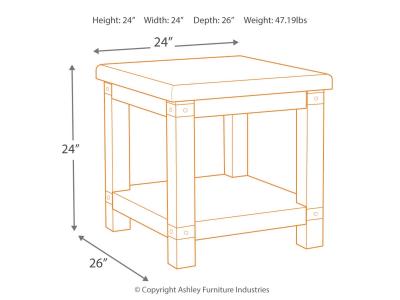 Signature Design by Ashley® Carynhurst End Table - T757-3