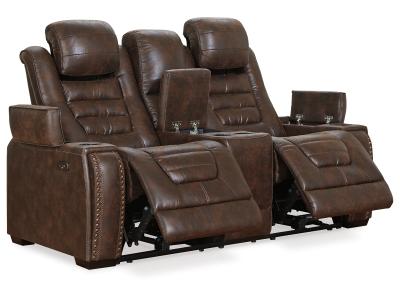 Signature Design by Ashley® Game Zone Power Reclining Loveseat with Console - 3850118C