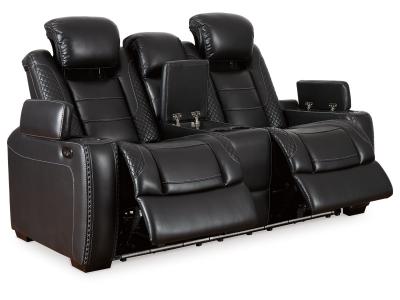 Signature Design by Ashley® Party Time Power Reclining Loveseat with Console - 3700318C