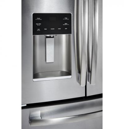 33" GE Profile 17.5 Cu. Ft. Counter Depth French Door Ice And Water Refrigerator - PYE18HSLKSS