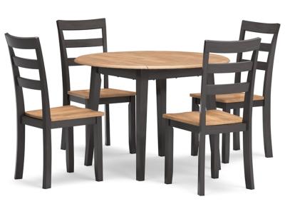 Signature Design by Ashley® Gesthaven Dining Table and 4 Chairs - D396D1