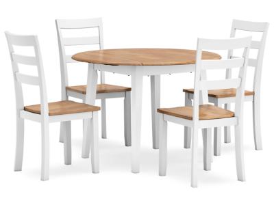 Signature Design by Ashley® Gesthaven Dining Table and 4 Chairs - D398D1