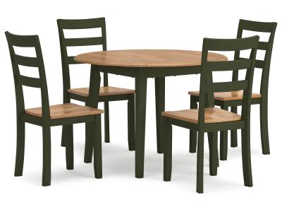 Signature Design by Ashley® Gesthaven Dining Table and 4 Chairs - D401D1