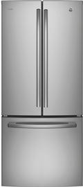 30" GE Profile 20.8 Cu. Ft. French Door Bottom-Mount With Factory Installed Icemaker - PNE21NSLKSS