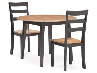 Signature Design by Ashley® Gesthaven Dining Table and 2 Chairs - D396D4