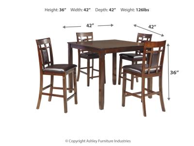 Signature Design by Ashley® Bennox Counter Height Dining Table and Bar Stools (Set of 5) - D384-223