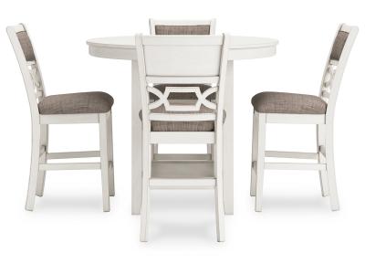 Signature Design by Ashley® Erinberg Counter Height Dining Table and 4 Barstools (Set of 5) - D423-223