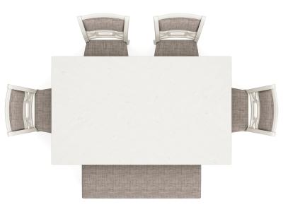 Signature Design by Ashley® Erinberg Dining Table and 4 Chairs and Bench (Set of 6) - D423-325