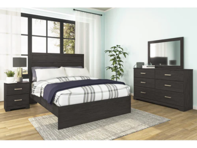 Signature Design by Ashley® Belachime Queen Panel Bed Dresser Mirror and Nightstand - B2589B7