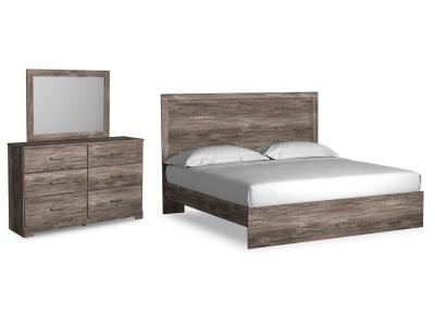 Signature Design by Ashley® Ralinksi King Panel Bed Dresser and Mirror - B2587B13