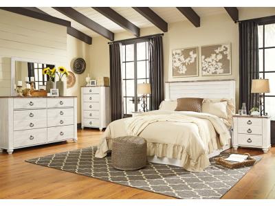 Signature Design by Ashley® Willowton Queen Panel Headboard - B267-57