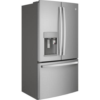 36" GE Profile 22.1 Cu. Ft. Counter-Depth French-Door Refrigerator - PYE22PYNFS