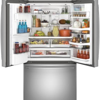 36" GE Profile 22.1 Cu. Ft. Counter-Depth French-Door Refrigerator - PYE22PYNFS
