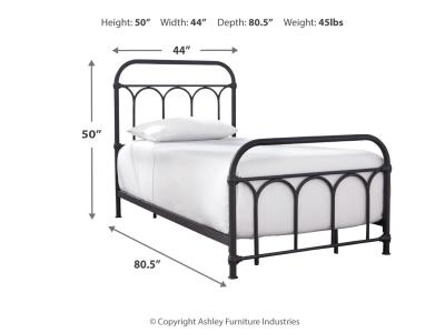 Signature Design by Ashley® Nashburg Twin Metal Bed - B280-671