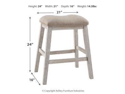 Signature Design by Ashley® Skempton Counter Height Bar Stool (Set of 2) - D394-024X2