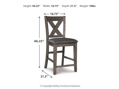 Signature Design by Ashley® Caitbrook Counter Height Upholstered Bar Stool (Set of 2) - D388-124X2