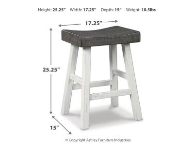 Signature Design by Ashley® Glosco Counter Height Bar Stool (Set of 2) - D548-424X2