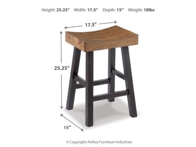 Signature Design by Ashley® Glosco Counter Height Bar Stool (Set of 2) - D548-024X2