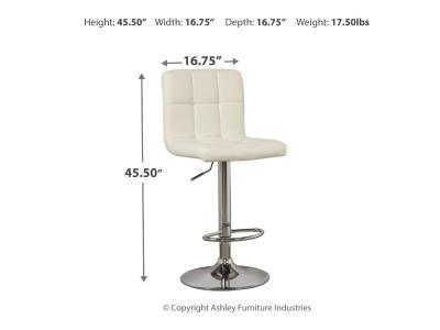Signature Design by Ashley® Bellatier Adjustable Height Bar Stool (Set of 2) - D120-230X2