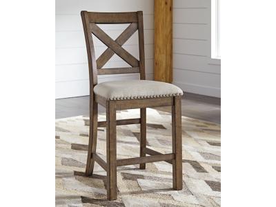 Signature Design by Ashley® Moriville Counter Height Bar Stool (Set of 2) - D631-124X2