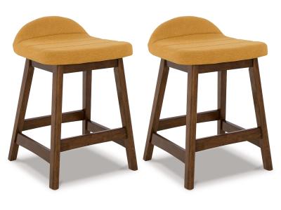 Signature Design by Ashley® Lyncott Counter Height Bar Stool (Set of 2) - D615-424X2