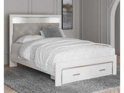 Signature Design by Ashley® Altyra Queen Panel Storage Bed with Mirrored Dresser and Nightstand - B2640B31