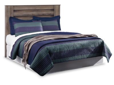 Signature Design by Ashley® Zelen Queen Panel Headboard Bed with Mirrored Dresser and Nightstand - B248B7