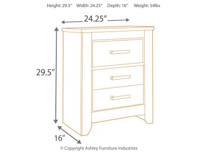 Signature Design by Ashley® Zelen Queen Panel Headboard Bed with Mirrored Dresser and Nightstand - B248B7