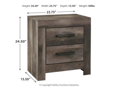 Signature Design by Ashley® Wynnlow Queen Panel Bed with Mirrored Dresser and Nightstand - B440B22