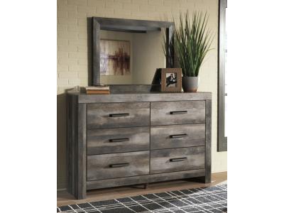 Signature Design by Ashley® Wynnlow Queen Panel Bed with Mirrored Dresser and Nightstand - B440B22