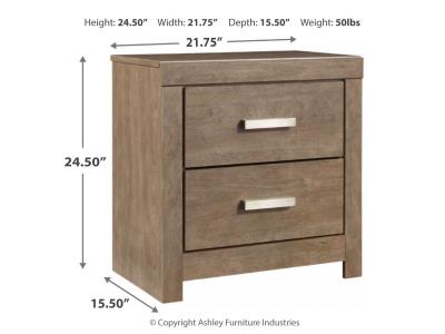 Signature Design by Ashley® Culverbach Queen Bed with Mirrored Dresser and 2 Nightstand - B070B11