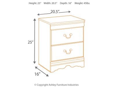 Signature Design by Ashley® Huey Vineyard Queen Bed with Mirrored Dresser and Nightstand - B128B16