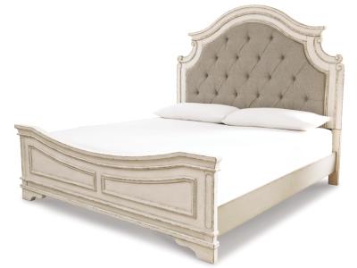 Signature Design by Ashley® Realyn King Bed with Mirrored Dresser and Nightstand - B743B23
