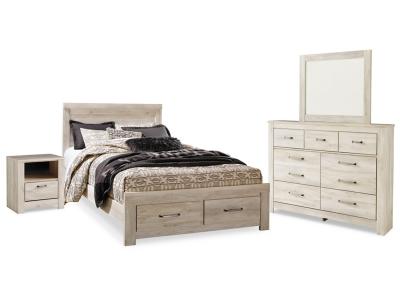 Signature Design by Ashley® Bellaby Queen Panel Storage Bed, Dresser, Mirror and Nightstand - B331B11