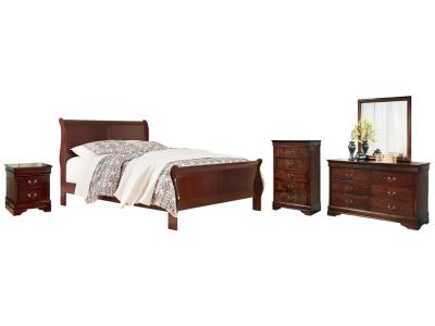 Signature Design by Ashley® Alisdair Queen Sleigh Bed, Dresser, Mirror, Chest and Nightstand - B376B12
