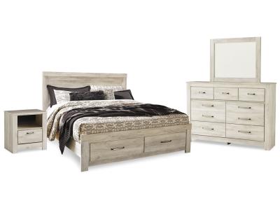 Signature Design by Ashley® Bellaby King Panel Storage Bed, Dresser, Mirror and Nightstand - B331B12