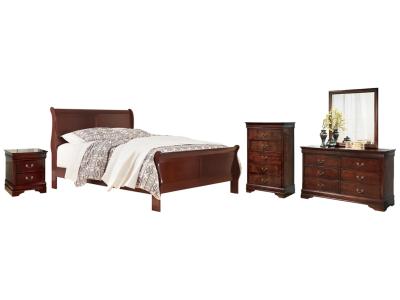 Signature Design by Ashley® Alisdair King Sleigh Bed, Dresser, Mirror and Nightstand - B376B13