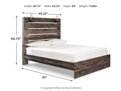 Signature Design by Ashley® Drystan Queen Panel Bed, Dresser, Mirror and Nightstand - B211B57