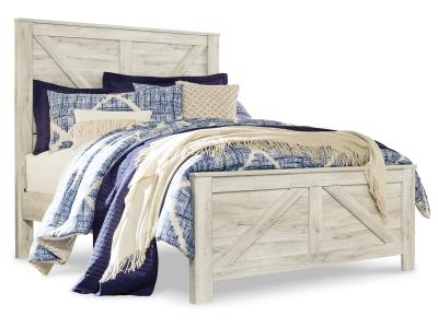 Signature Design by Ashley® Bellaby Queen Crossbuck Panel Bed, Dresser, Mirror and 2 Nightstands - B331B13